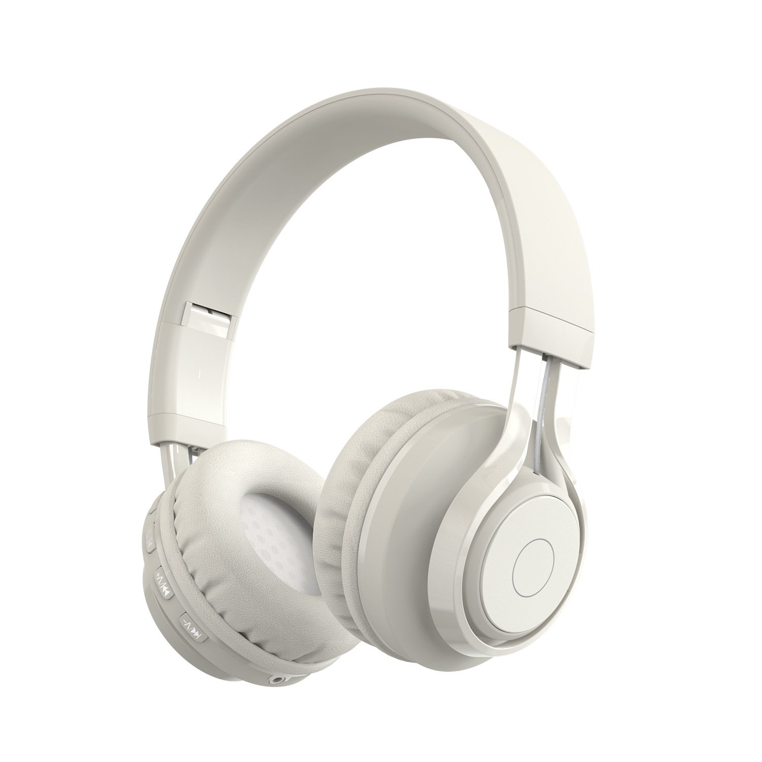 On-Ear LED Light Kids Headphones with 85dB Volume Limited Hearing Protection Wireless BT5.0 Microphone for Kids