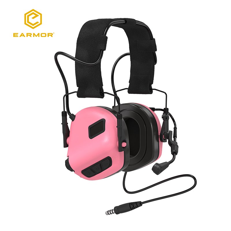 Hot Offer ABS Electronic Earmuff Helmet Shooting Headphones Tactical Headset