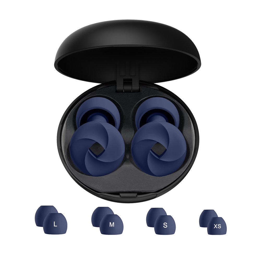 4 size Sound Insulation 33dB Earplugs Noise Reduction Sleep Hearing Protection Silicone Sleeping Ear Plugs for sleep