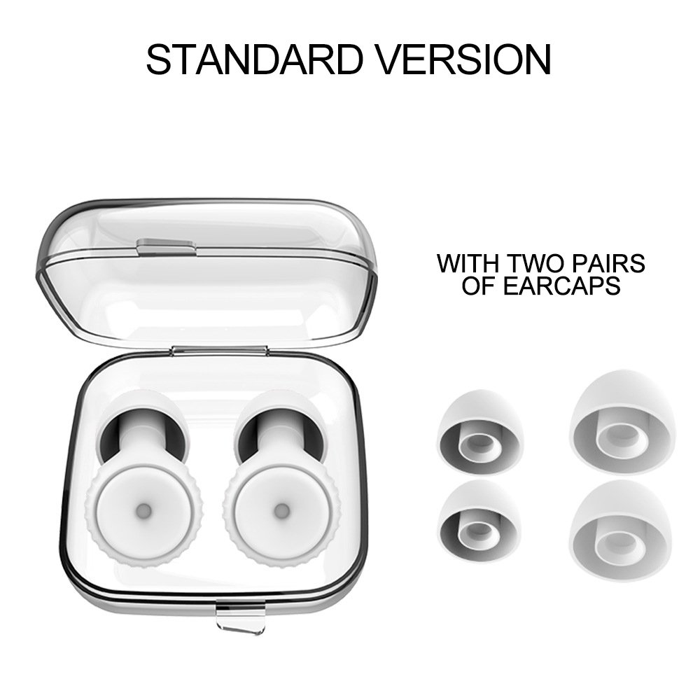 Customizable fashion reusable silicone noise reduction safety hearing protection sleeping silicone earplugs