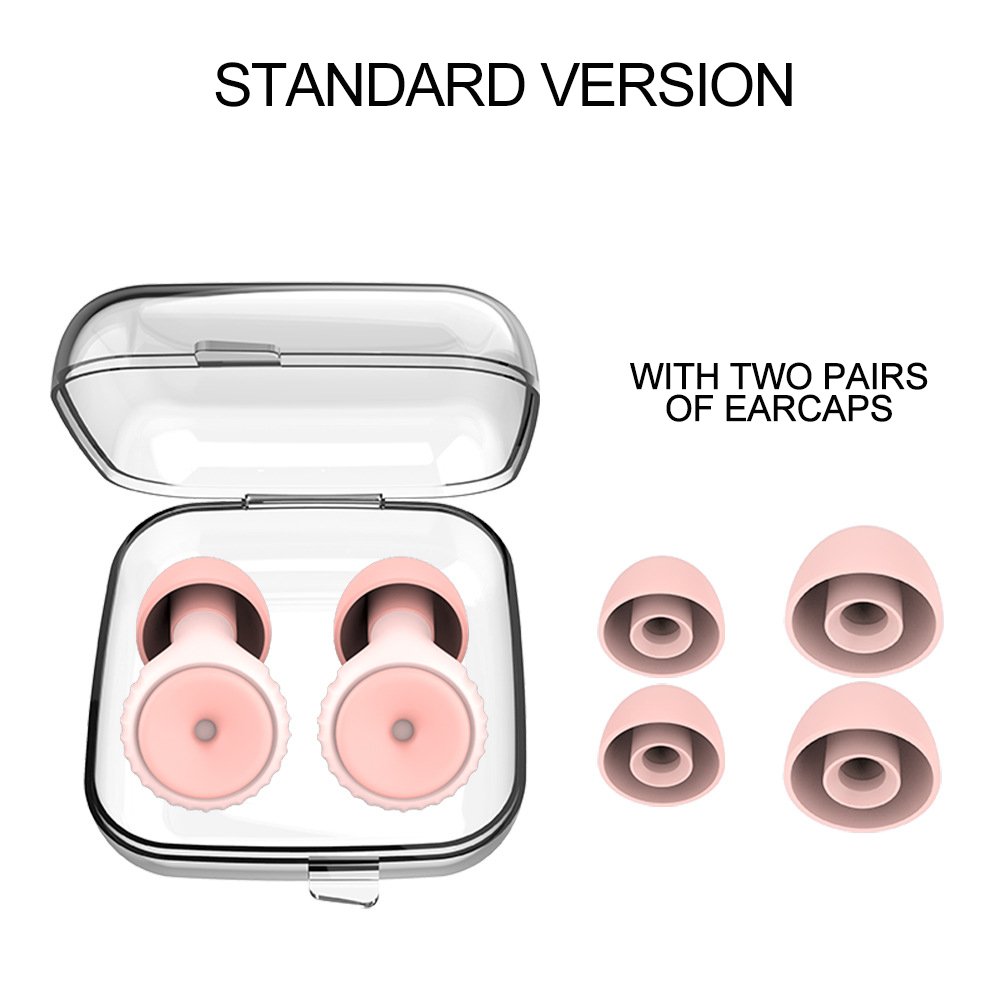 Customizable fashion reusable silicone noise reduction safety hearing protection sleeping silicone earplugs