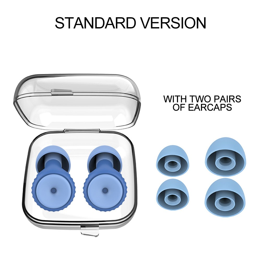 Customizable fashion reusable silicone noise reduction safety hearing protection sleeping silicone earplugs