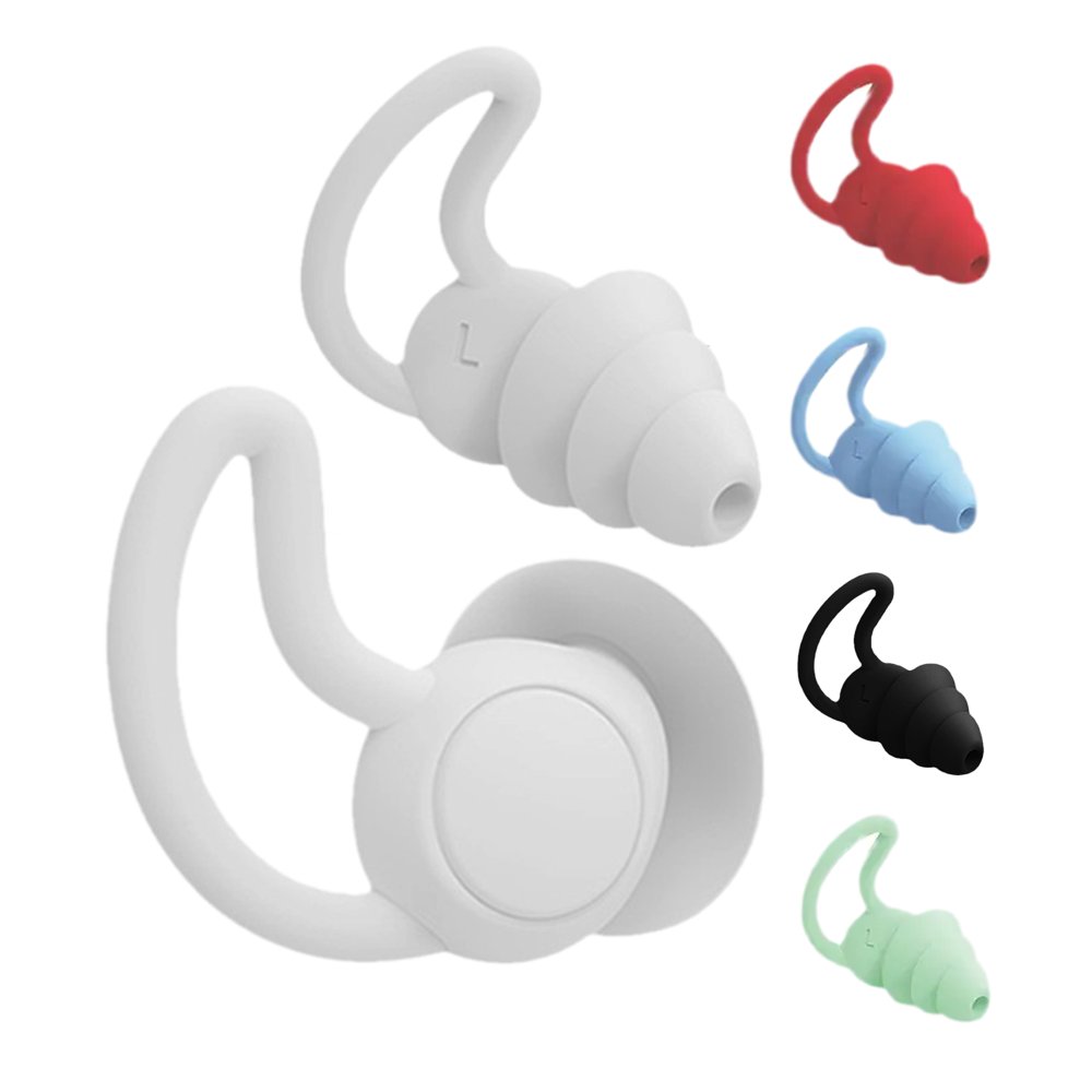 Custom Logo Shark Fin Silicone Earplugs for Noise Reduction Soft Swimming Sleep with Hearing Protection Function Quiet Earplugs