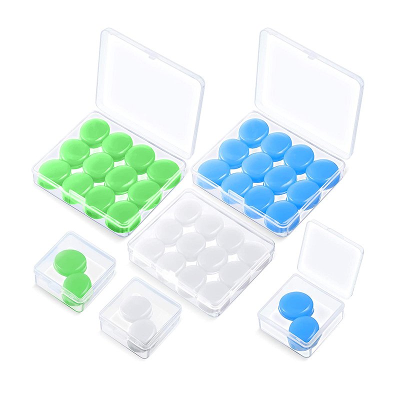 Certified Mouldable Silicone Ear Plugs Waterproof Noise Reduction with 27dB Reusable Hearing Protection Safety Feature