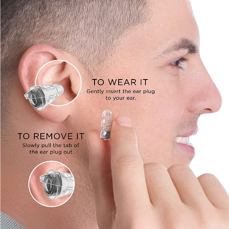 Hot Sale High Fidelity Concert Earplugs Musician Ear plugs Noise Reduction Hearing Protection Advanced Filter Earplugs