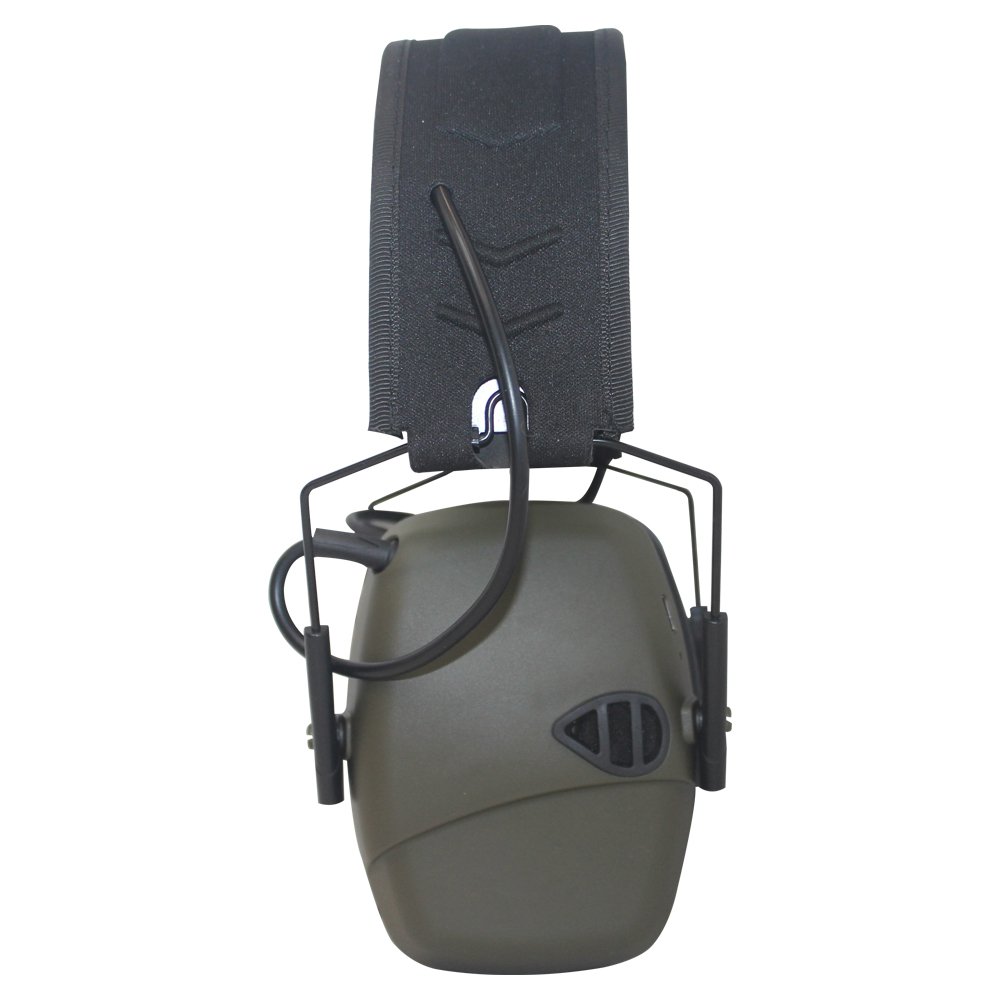 Customized Logo Ear Muffs Safety Hearing Protection Headset Noise Reduction Tactical Hunting Electronic Earmuff