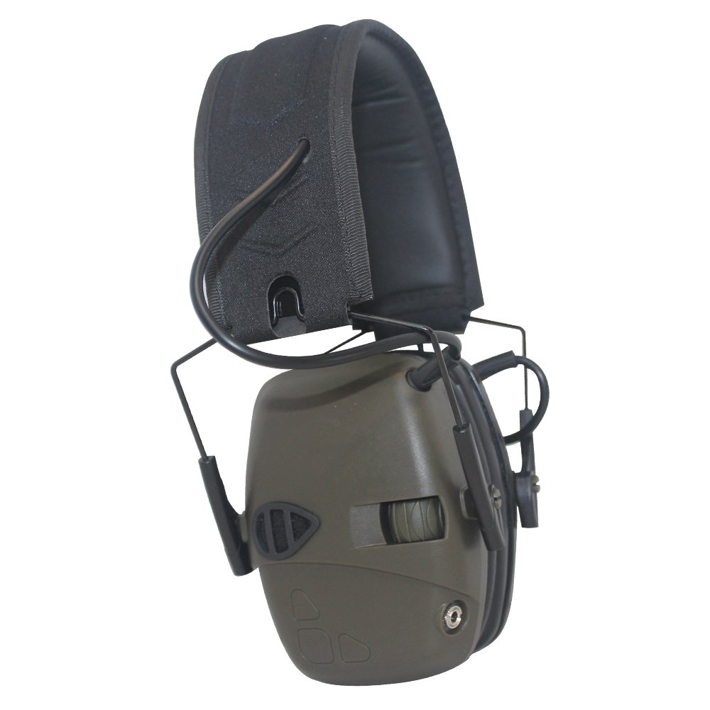 Customized Logo Ear Muffs Safety Hearing Protection Headset Noise Reduction Tactical Hunting Electronic Earmuff