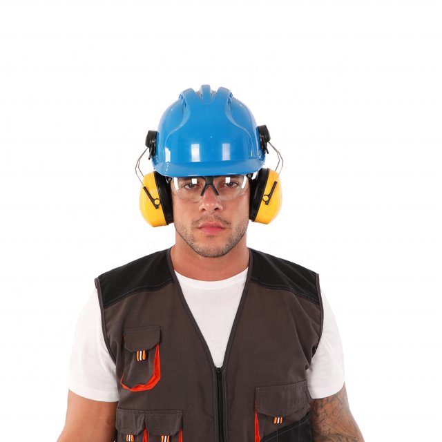 noise cancelling anti-noise safety earmuff ear protection safety helmet earmuffs