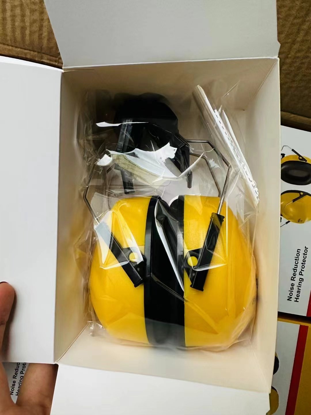 noise cancelling anti-noise safety earmuff ear protection safety helmet earmuffs