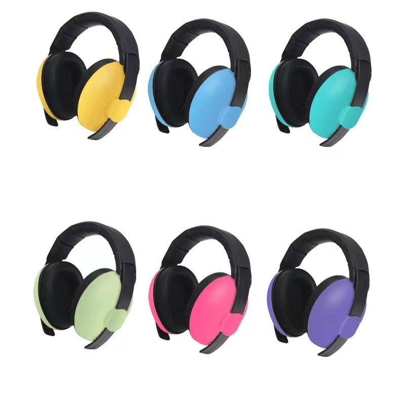Boys Girls Hearing Protection Kids Ear Defender Earmuffs Custom Color Children Noise Cancelling Earmuffs