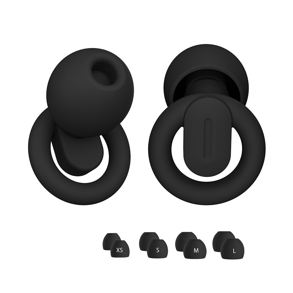 Custom 4 Sizes 33dB Earplugs Sleep Noise Cancel Sleeping Ear Protection Sound Insulation Earplugs for Sleep