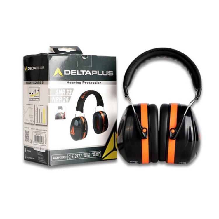 Noise Reduction Safety Ear Muffs, Hearing Protection Earmuffs SNR 33 NRR 26dB Noise Sound Protection Headphones
