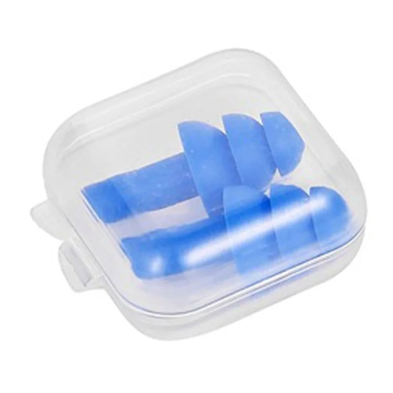 Soft Silicone Travel Noise Reduction Sound Insulation Ear Protection Anti Noise Snoring Sleeping Earplug