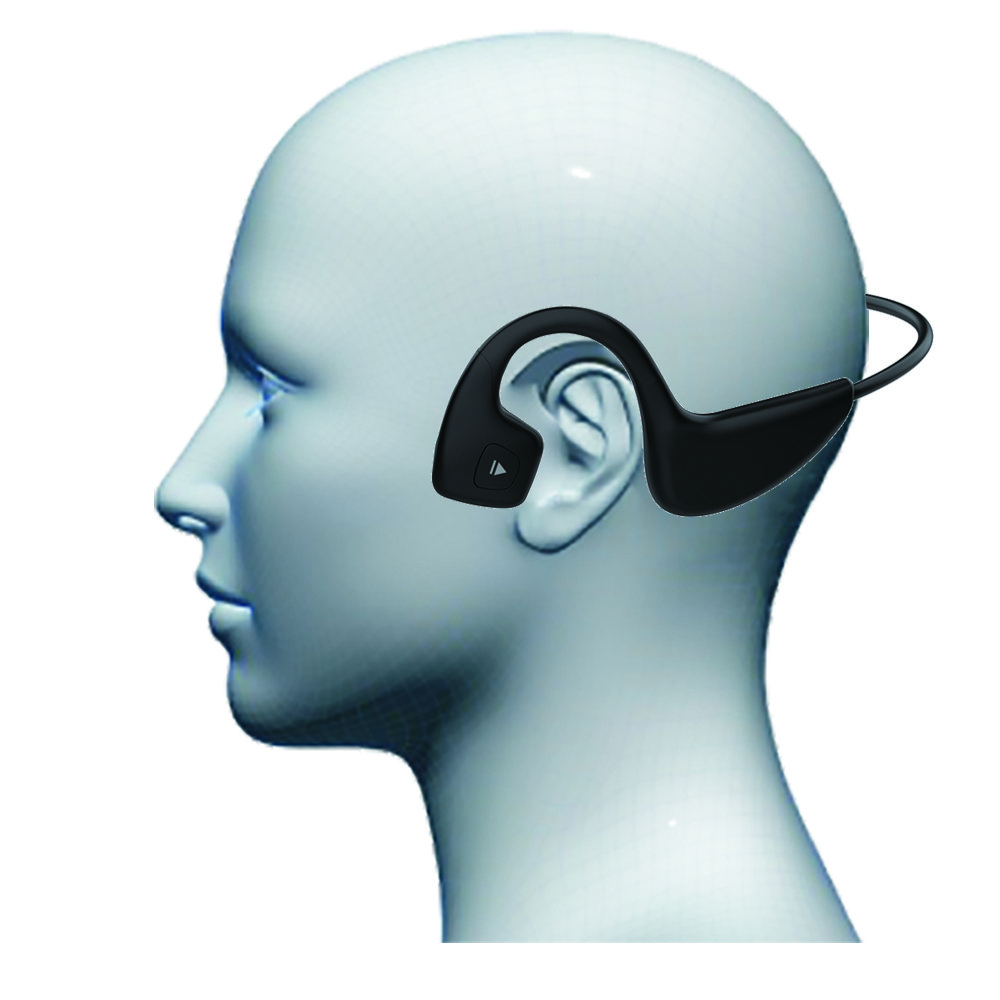 Bone conduction headphone wireless open ear sport headsets hearing impaired earphone for sports gym driving