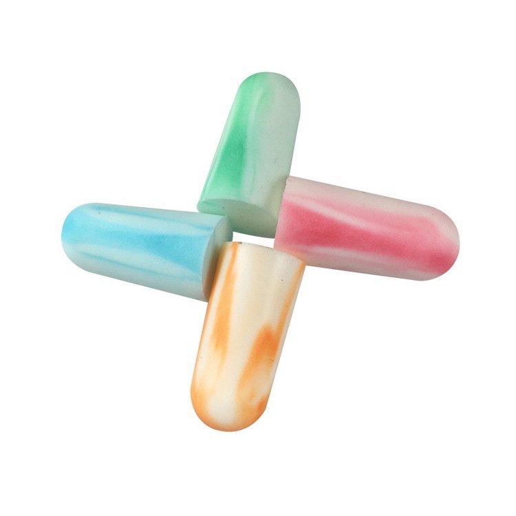 High Quality Ecofriend Comfort Pu Reusable Soundproof Soft Foam Noise Reduction Ear Plugs Uncorded Earplugs