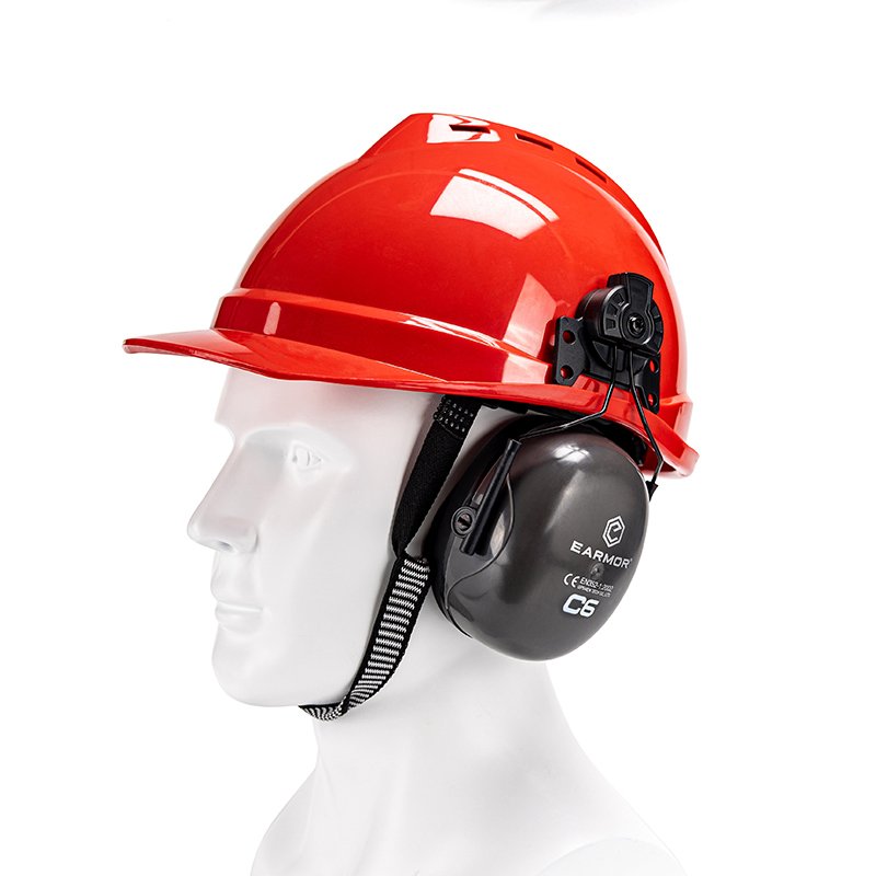 Industrial construction workshop foldable anti noise cancelling ear protector soundproof ear defender hearing protection earmuff