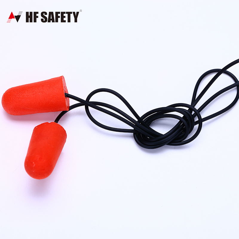 Factory direct precision PU foam earplugs Soundproof noise reduction tape elastic spongy earplugs