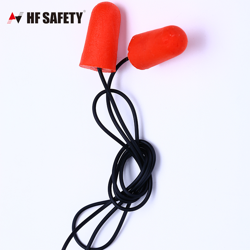 Factory direct precision PU foam earplugs Soundproof noise reduction tape elastic spongy earplugs