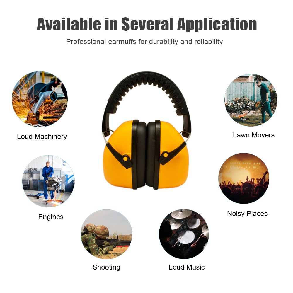Wholesale Adjustable Earmuff Hearing Protection Foldable Aviation Adult Ear Muffs