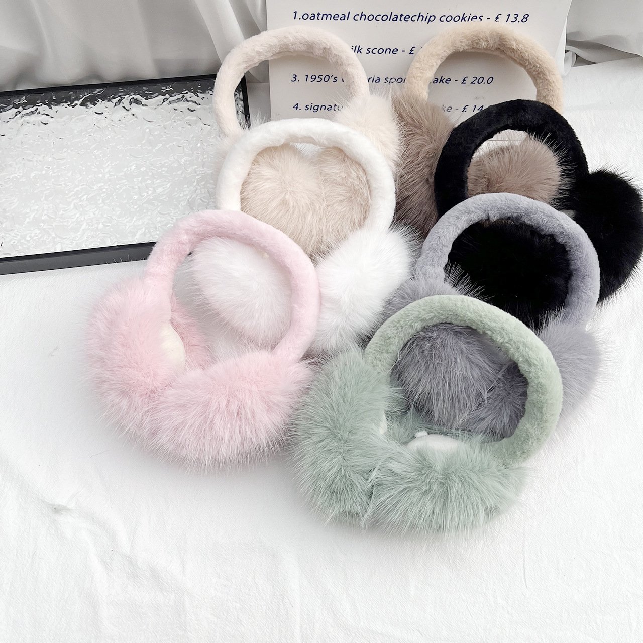 Custom Fashionable Faux Fur Ear Warmer Muffs Wholesale High Quality For Cold Winter Outdoor Use