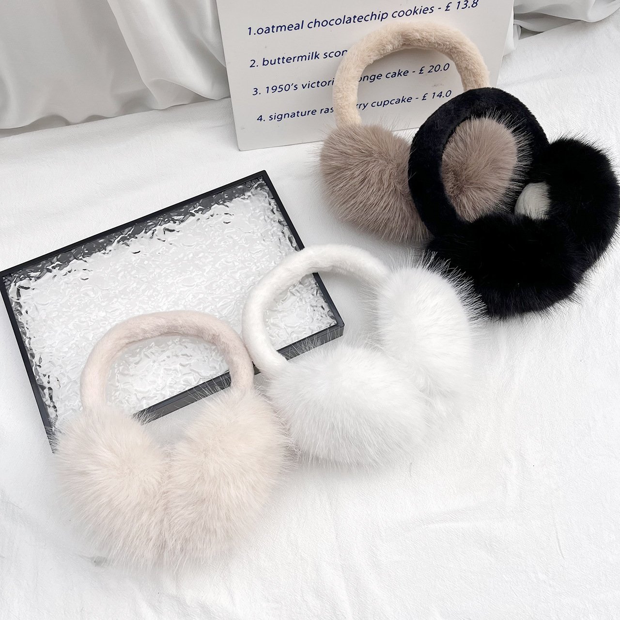 Custom Fashionable Faux Fur Ear Warmer Muffs Wholesale High Quality For Cold Winter Outdoor Use