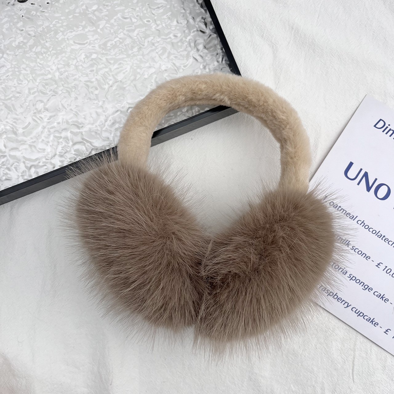 Custom Fashionable Faux Fur Ear Warmer Muffs Wholesale High Quality For Cold Winter Outdoor Use