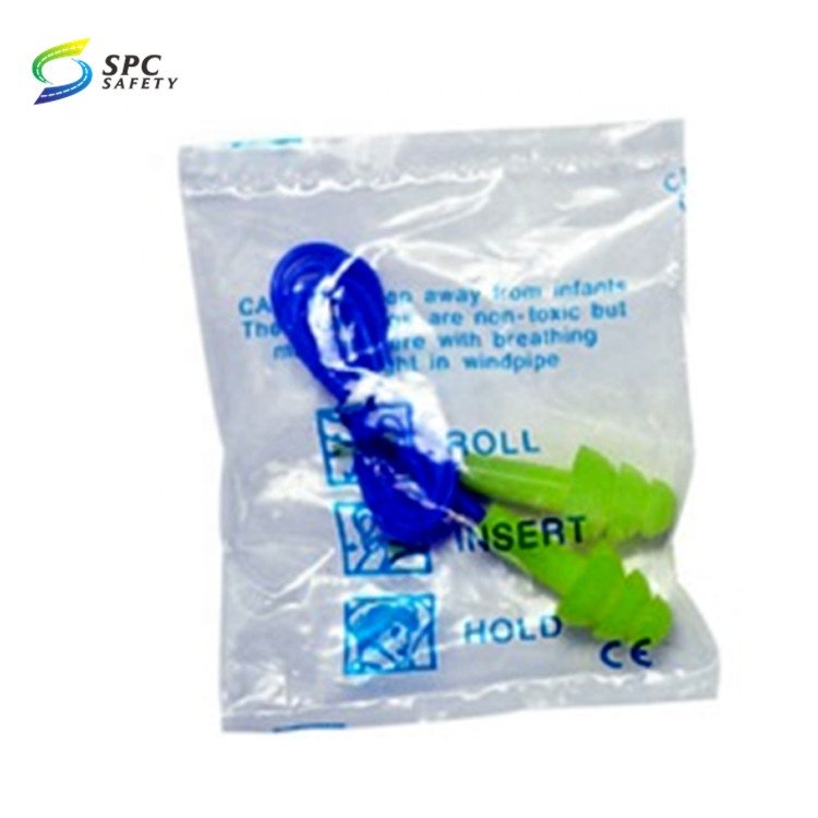 Disposable uncorded PU foam industrial Noise Reduction cancelling earplugs hearing protection safety ear plugs with plastic bag