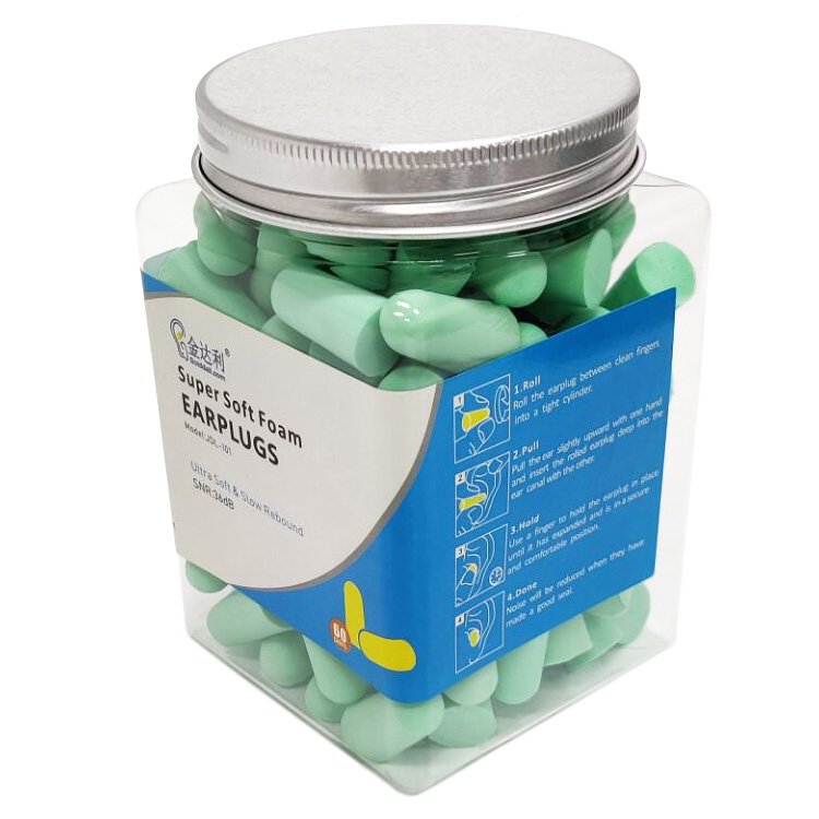 Travel Sleep Noise Prevention Soft Foam Ear Plugs 1 Inch Outdoor Hunting Sponge Hearing Protector Noise Reduction Earplugs