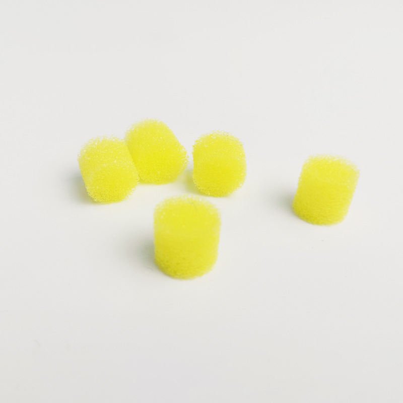 OEM/ODM Safety Yellow Cylindrical Pu Foam Earplug Acoustic Hearing Protection Ear Plug With Round Case