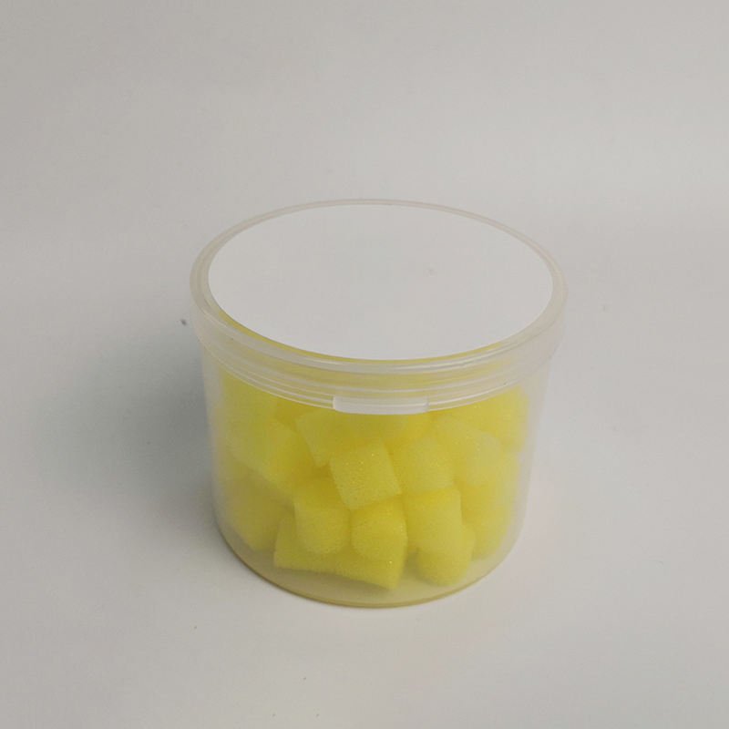 OEM/ODM Safety Yellow Cylindrical Pu Foam Earplug Acoustic Hearing Protection Ear Plug With Round Case