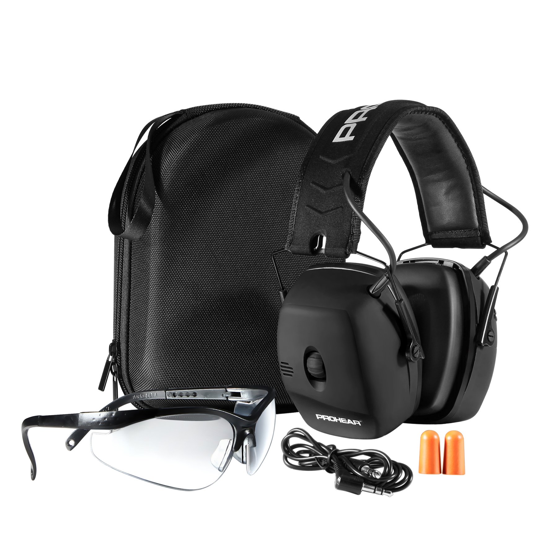 30dB Electronic Hearing Protection Ear Muff Shooting Noise Cancelling Headset Foldable Hunting Earmuff