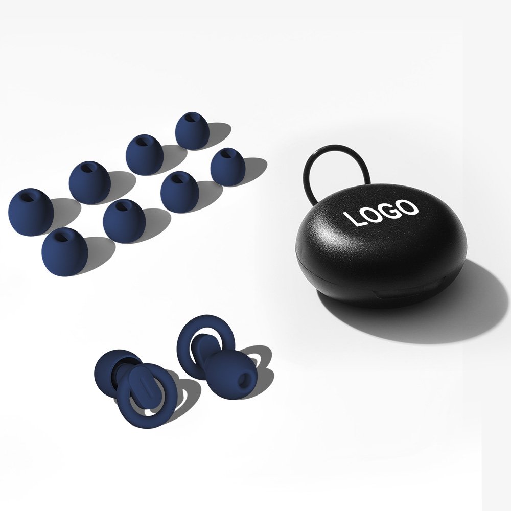 Custom logo Sleeping Ear Plugs Shooting Ear Protection Noise Reducing Soundproof Silicone Ear Plugs for sleep