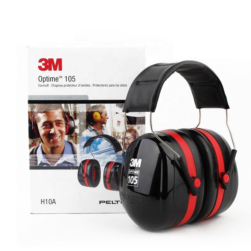 PELTOR Optime 105 Ear Muffs Peltor H10A Hearing Protection Earmuffs For Shooting Sports, NRR 30dB