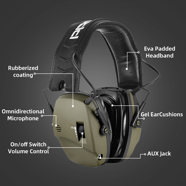 2023 Custom Electric Hearing Protection For Shooting