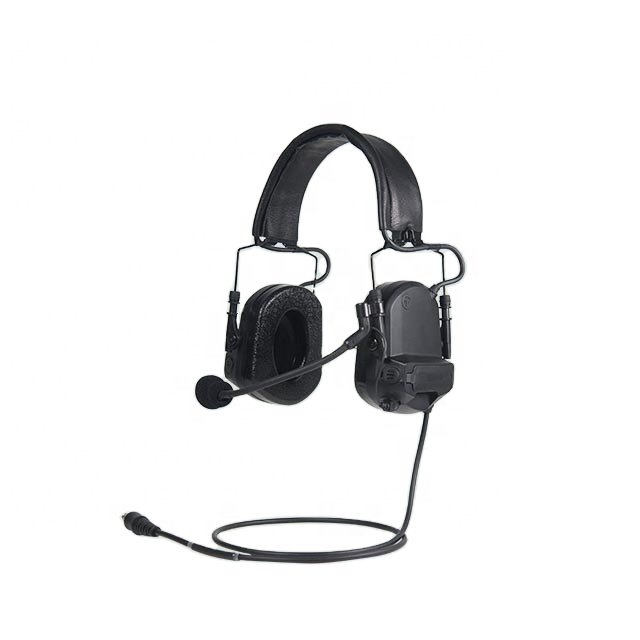 Tactical Headset with ARC Rail Adapter Hearing Protection Helmet Version E-LynX Handheld Dismounted SDR Solution