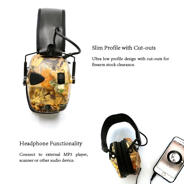 Hearing Protection Impact Sport Sound Amplification Electronic Hunting Earmuff