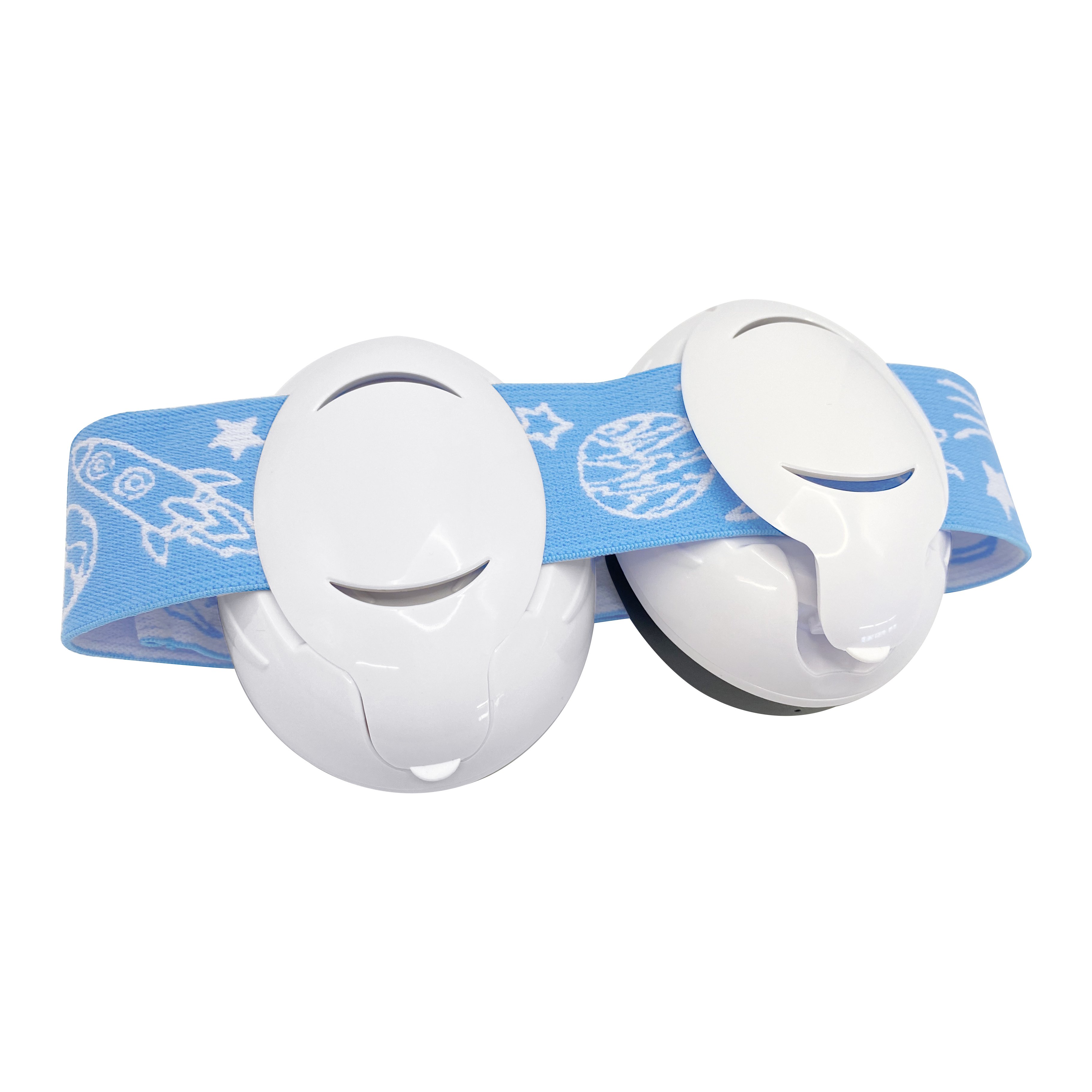 Anti Noise Cancelling Kids Baby Hearing Protection Headband headphones sleeping Earmuffs with children's knee pads