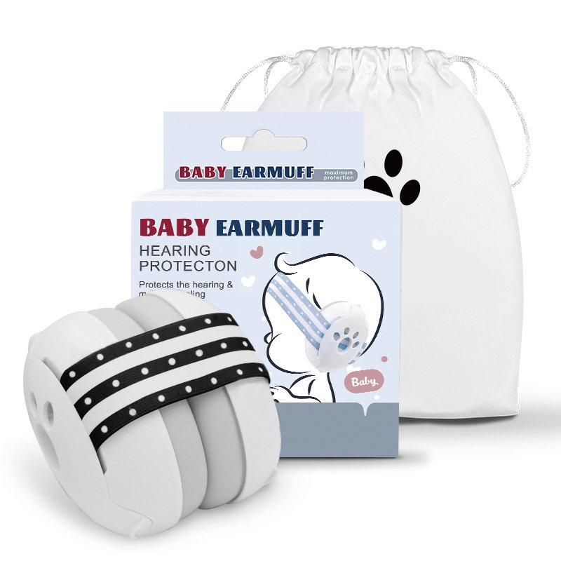 27dB Noise cancelling Adjustable Soundproof Comfortable Baby Hearing Protection Earmuffs for Sleeping