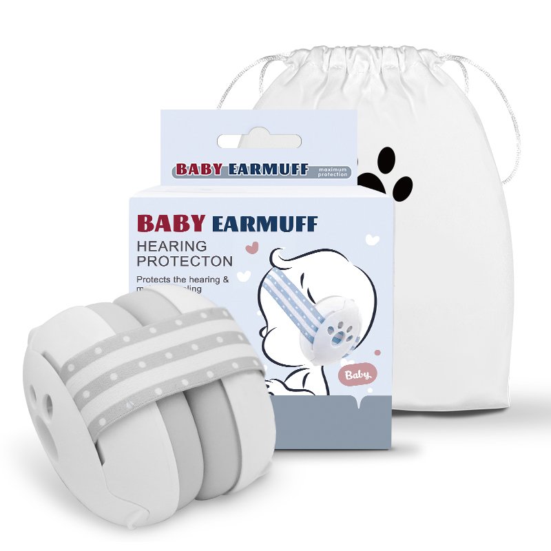 27dB Noise cancelling Adjustable Soundproof Comfortable Baby Hearing Protection Earmuffs for Sleeping