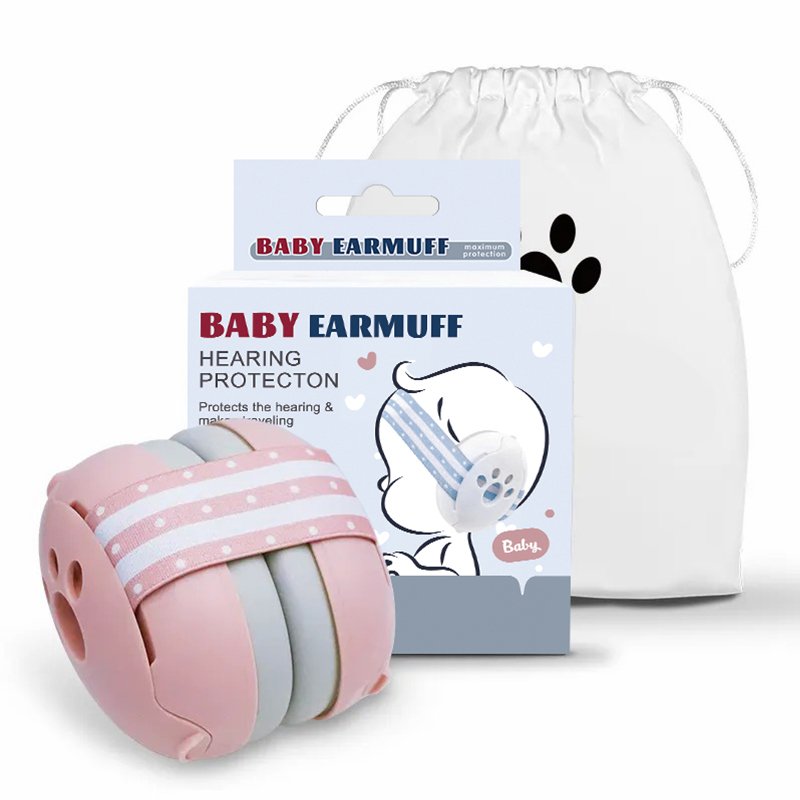 27dB Noise cancelling Adjustable Soundproof Comfortable Baby Hearing Protection Earmuffs for Sleeping