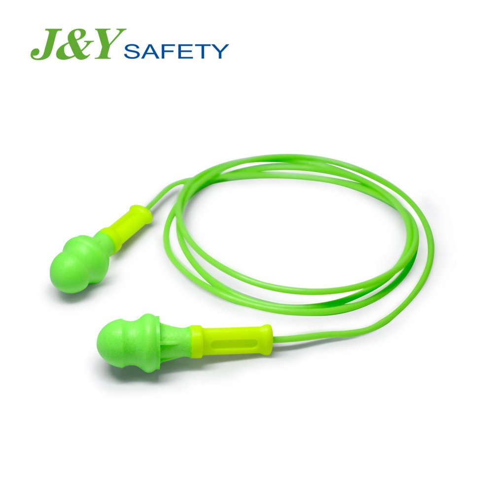 High Noise Reduction PU Foam Earplugs Safety Disposable Hearing Protection Ear Plugs With Cord