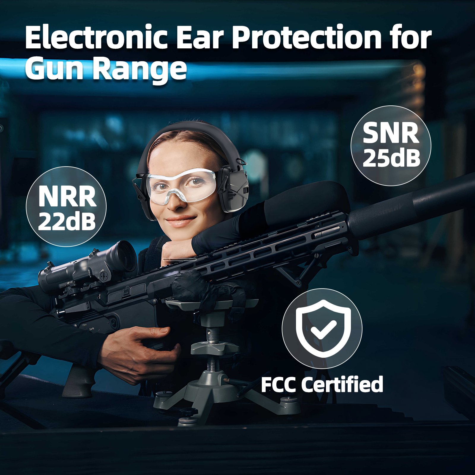 AK Raise AK900 Communication Ear Muffs Electronic Safety Protective Hearing Protection Noise Cancelling Tactical Earmuff