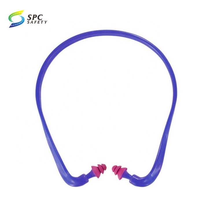Construction Lawn Mowing Welding Worker work shooting hearing protection noise reduction ear plugs plastic banded safety earplug