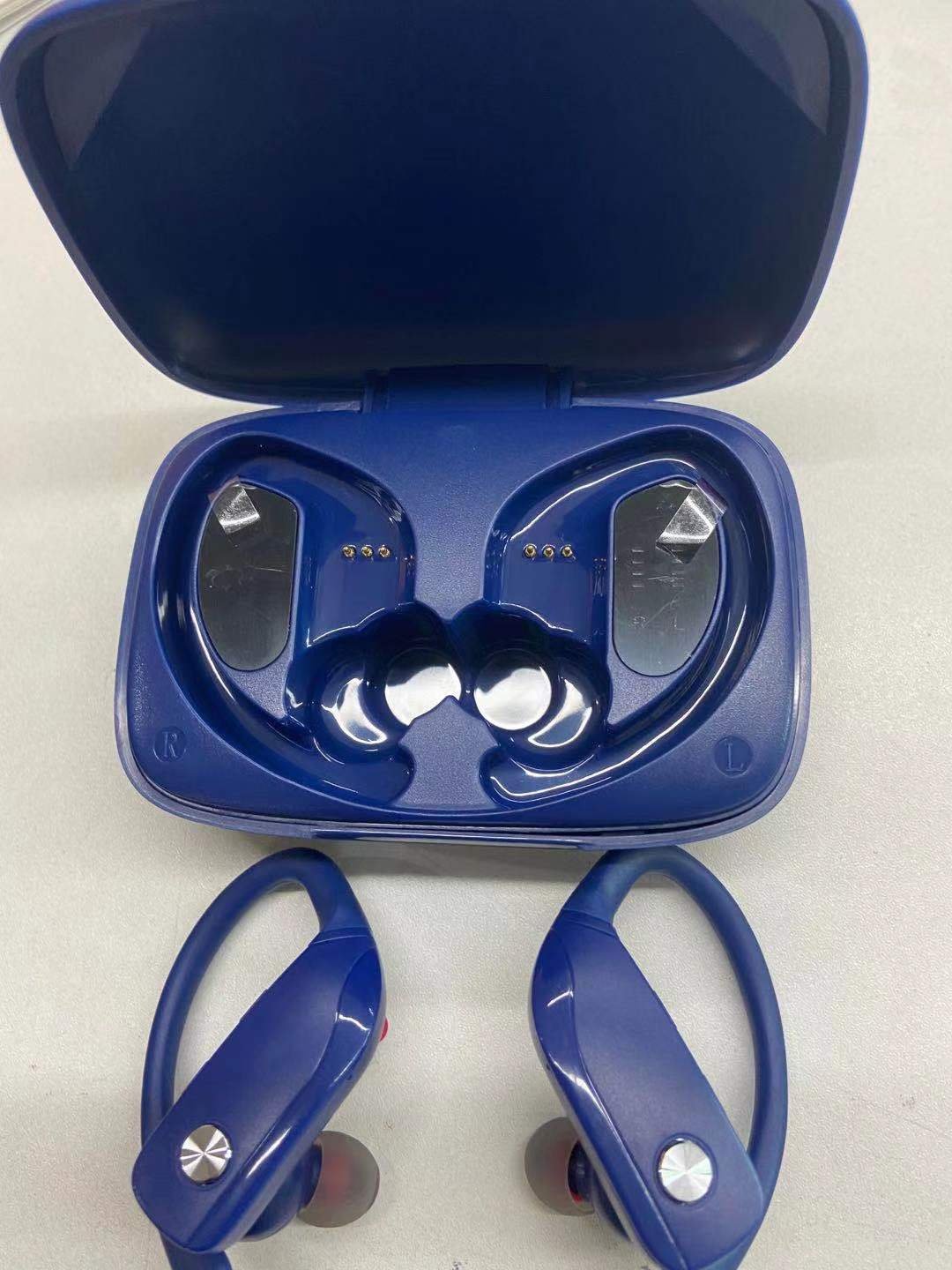 T16 TWS LED Display sport climb Ear hook audifonos blue tooth Wireless in-ear noise cancelling earbuds with earhook earphone