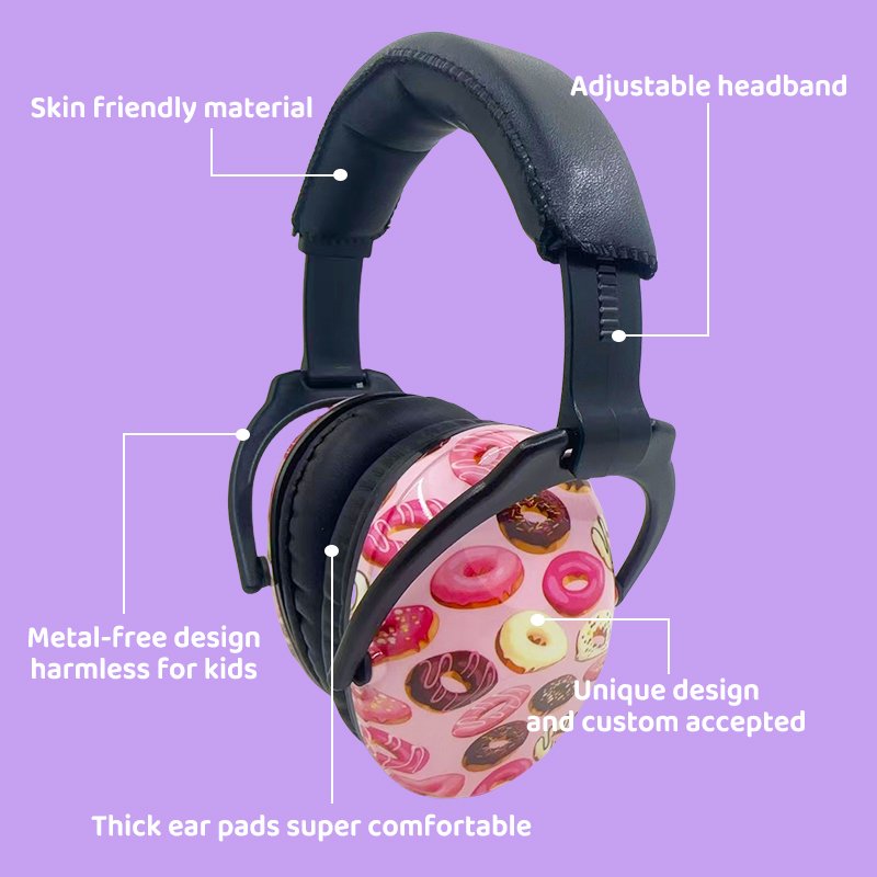 Safety Hearing Protection Ear Muffs Protection Baby Earmuffs Headband Soundproof Children For Kids Babies