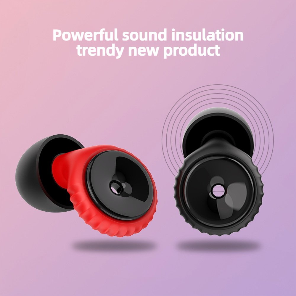 Reusable Ear Plugs for Noise Cancelling Hearing Protection Earplugs for Sleep Silicone Earplugs for Sleeping Noise Cancelling