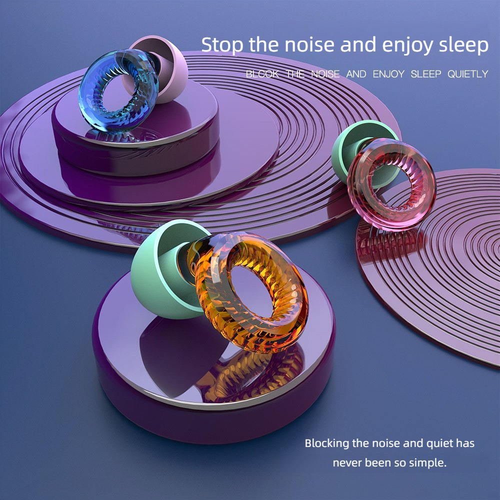 Reusable Ear Plugs for Noise Cancelling Hearing Protection Earplugs for Sleep Silicone Earplugs for Sleeping Noise Cancelling