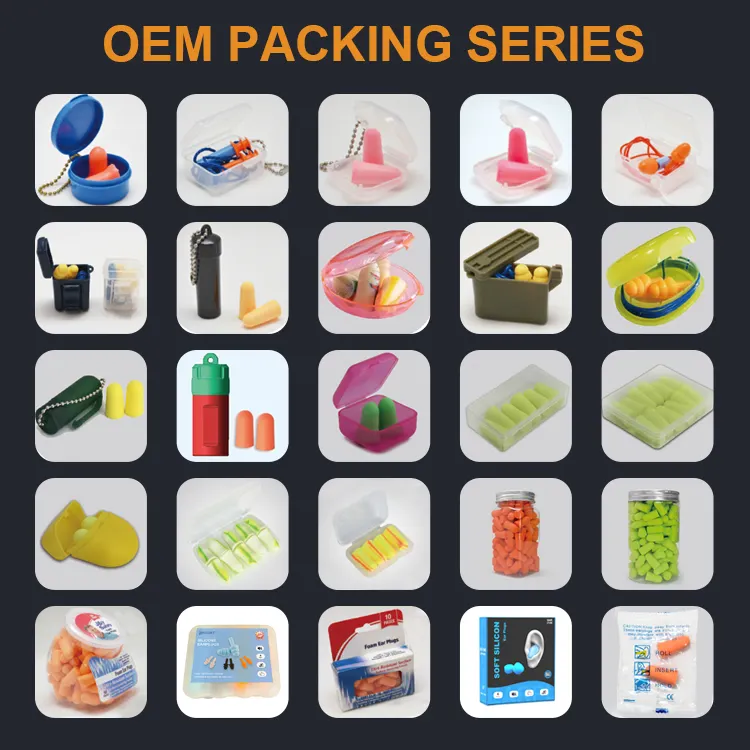 High Quality Custom Silicone Earplugs Sleep Swimming Party Noise Reduction Waterproof Tunnel Ear Plugs Red Hearing Protection