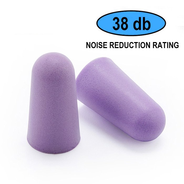 Custom Ear Foam Plugs 38dB Ear Plug Foam Earplug for Noise Reduction Disposable Ear Plugs
