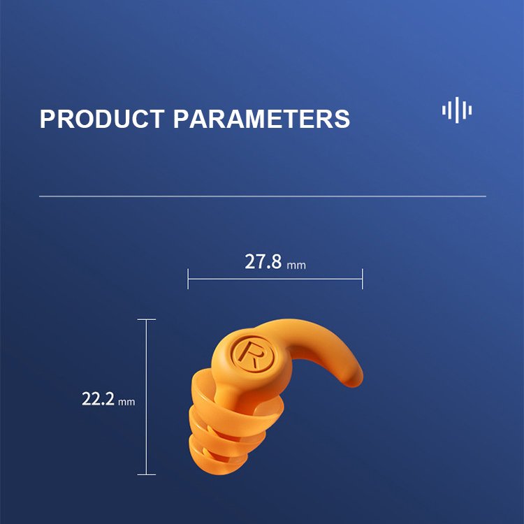 Custom LOGO Earplugs Reusable Swimming Musician Safety Soft Cancelling Noise Reduction Sleeping Silicone Ear plugs